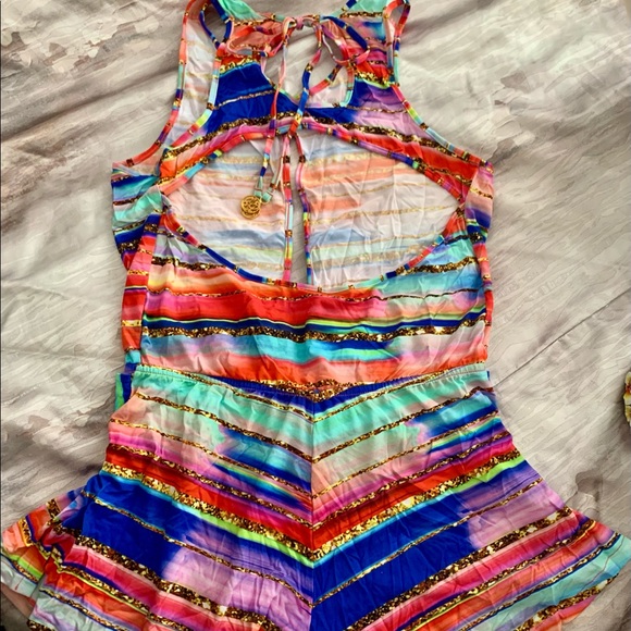 Lili Fama Bellamar Romper - NEW, NEVER WORN - Picture 4 of 4